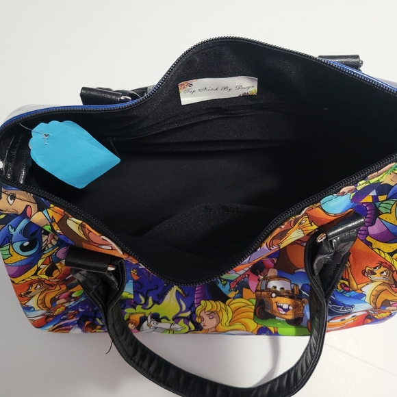 NWT Top Notch By Design Movie Mash-Up Purse/Handbag Blue - Picture 14 of 15